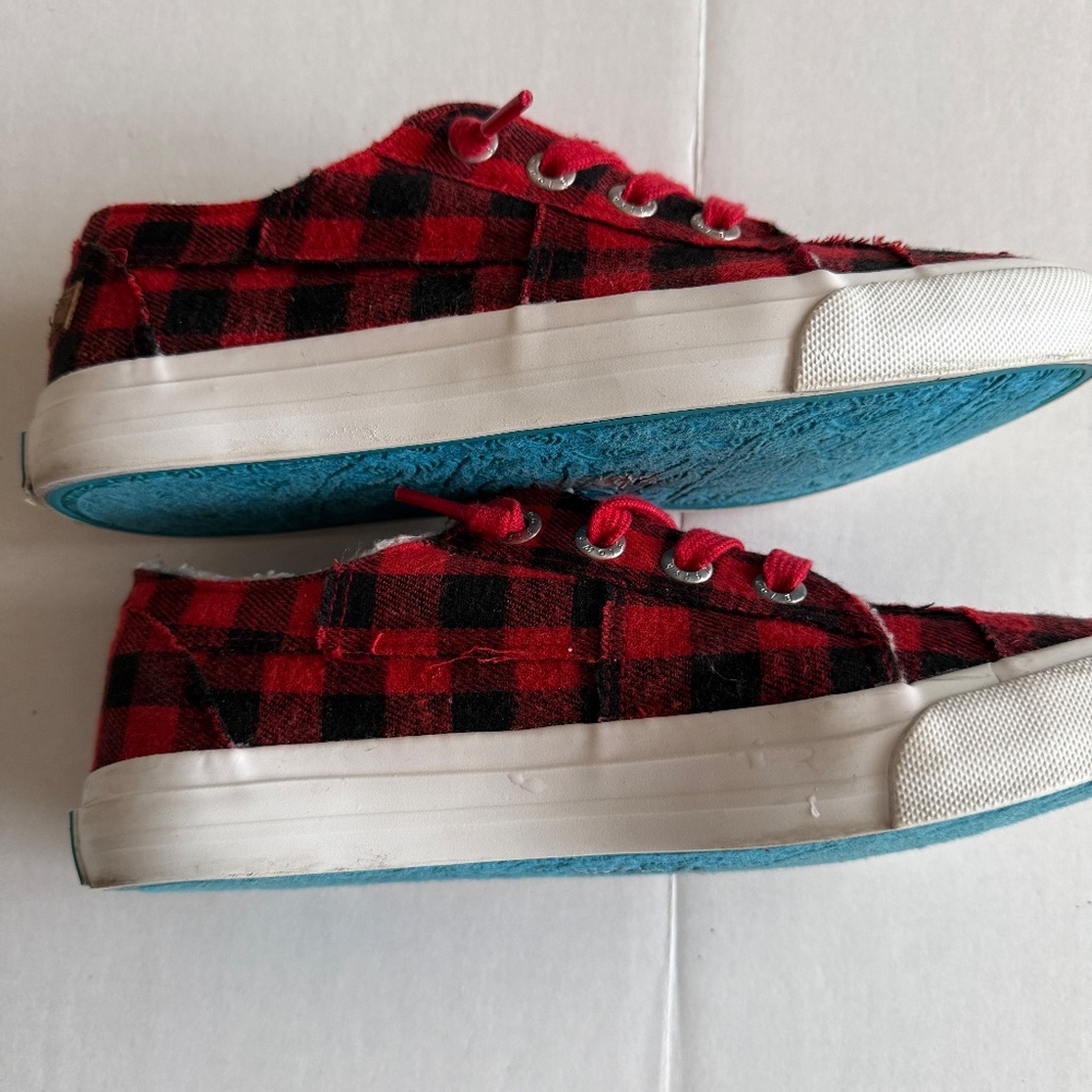 Blowfish Buffalo Plaid Sneaker size 7 1/2 - Picture 8 of 10